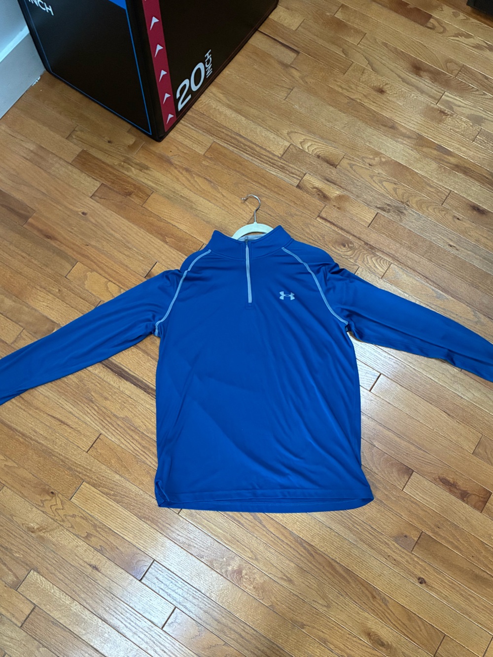 Under Armour Mens Royal Blue Long-Sleeve 1/4 Zip
